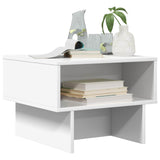 Tavolino da salotto Bianco 48 x 46 x 35 cm Legno truciolato