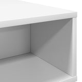 Tavolino da salotto Bianco 100 x 46 x 35 cm Legno truciolato