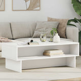 Tavolino da salotto Bianco 100 x 46 x 35 cm Legno truciolato