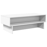 Tavolino da salotto Bianco 100 x 46 x 35 cm Legno truciolato