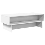 Tavolino da salotto Bianco 100 x 46 x 35 cm Legno truciolato