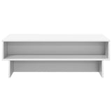 Tavolino da salotto Bianco 100 x 46 x 35 cm Legno truciolato