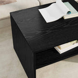 Tavolino da salotto Rovere Nero 60 x 50 x 40 cm