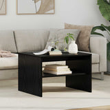 Tavolino da salotto Rovere Nero 60 x 50 x 40 cm