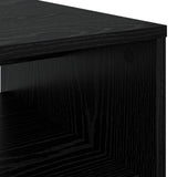 Tavolino da salotto Rovere Nero 80 x 50 x 40 cm