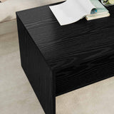 Tavolino da salotto Rovere Nero 80 x 50 x 40 cm