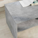 Tavolino da salotto Grigio cemento 100 x 50 x 40 cm