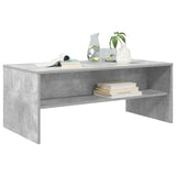 Tavolino da salotto Grigio cemento 100 x 50 x 40 cm