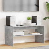 Mobile TV Grigio cemento 80 x 35 x 40 cm Legno truciolato