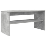 Mobile TV Grigio cemento 80 x 35 x 40 cm Legno truciolato
