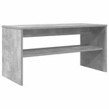 Mobile TV Grigio cemento 80 x 35 x 40 cm Legno truciolato