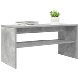 Mobile TV Grigio cemento 80 x 35 x 40 cm Legno truciolato