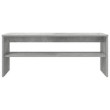 Mobile TV Grigio cemento 100 x 35 x 40 cm Legno truciolato