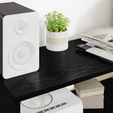 Mobile TV Rovere Nero 80 x 30 x 40 cm Legno truciolato