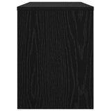 Mobile TV Rovere Nero 80 x 30 x 40 cm Legno truciolato