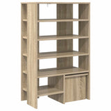 Mobile per scarpe 2 pcs Rovere Sonoma Legno truciolato