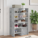 Mobile per scarpe 2 pcs Grigio cemento Legno truciolato