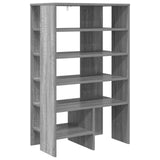 Mobile per scarpe 2 pcs Grigio Sonoma Legno truciolato