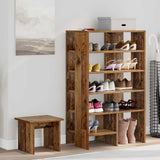 Mobile per scarpe 2 pcs Legno vecchio Legno truciolato