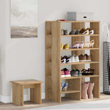 Mobile per scarpe 2 pcs Rovere artigianale Legno truciolato
