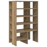 Mobile per scarpe 2 pcs Rovere artigianale Legno truciolato