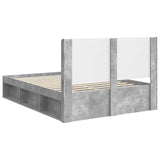 Struttura del letto con stoccaggio e testata 2 pz