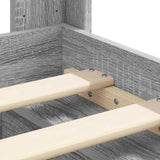 Struttura del letto con stoccaggio e testata 2 pz
