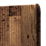 Struttura del letto con stoccaggio e testata Legno antico