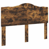 Struttura del letto Rovere fumé 140 x 190 cm Pino massello