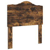 Struttura del letto Rovere fumé 100 x 200 cm Pino massello