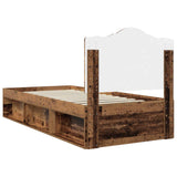 Struttura del letto Legno vecchio 90 x 200 cm Pino massello