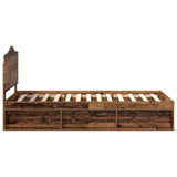 Struttura del letto Legno vecchio 90 x 200 cm Pino massello
