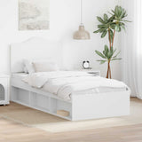 Struttura del letto Bianco 90 x 190 cm Pino massello