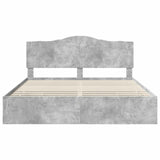 Struttura del letto con cassetto Grigio Cemento 200 x 200 cm