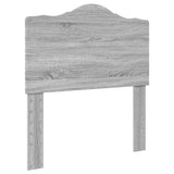 Letto con Contenitore con testiera Grigio Sonoma 90 x 190 cm