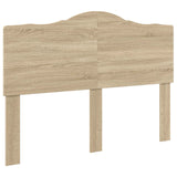 Struttura del letto con testiera Rovere Sonoma 140 x 200 cm