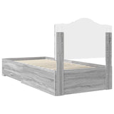 Struttura del letto Grigio Sonoma 75 x 190 cm Legno truciolato