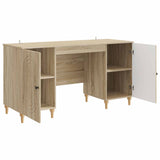 Scrivania Sonoma 142,5 x 50 x 75 cm Legno ingegnerizzato