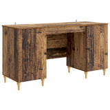 Scrivania Legno antico 142,5 x 50 x 75 cm Legno ingegnerizzato
