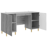 Scrivania Grigio Sonoma 142,5 x 50 x 75 cm Legno ingegnerizzato