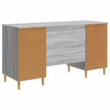 Scrivania Grigio Sonoma 142,5 x 50 x 75 cm Legno ingegnerizzato