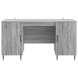 Scrivania Grigio Sonoma 142,5 x 50 x 75 cm Legno ingegnerizzato