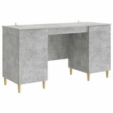 Scrivania Grigio Cemento Legno ingegnerizzato