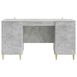 Scrivania Grigio Cemento Legno ingegnerizzato