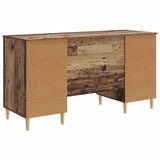 Scrivania Legno antico Legno ingegnerizzato 142,5 x 50 x 75 cm
