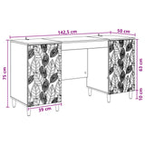 Scrivania Legno antico Legno ingegnerizzato 142,5 x 50 x 75 cm