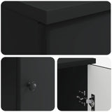 Scrivania Nero 142,5 x 50 x 75 cm Legno ingegnerizzato