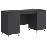 Scrivania Nero 142,5 x 50 x 75 cm Legno ingegnerizzato