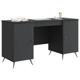 Scrivania Nero 142,5 x 50 x 75 cm Legno ingegnerizzato