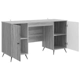 Scrivania Grigio Sonoma 142,5 x 50 x 75 cm Legno ingegnerizzato